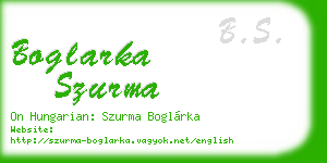 boglarka szurma business card